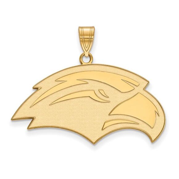 10k Yellow Gold Southern Miss Large Pendant